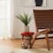 Glitzhome® 12.5" Bear Holding a Strawberry Decorative Garden Stool